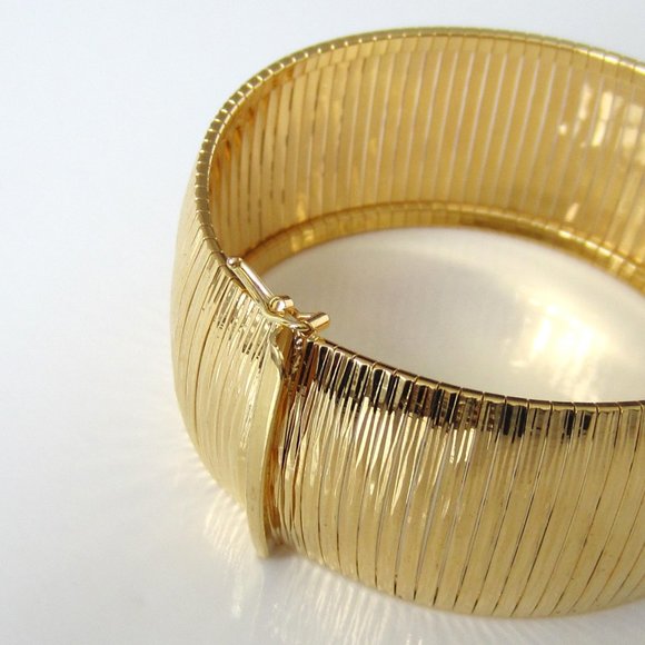 Bronzoro Omega Bracelet 18K Gold Plated - Picture 5 of 14